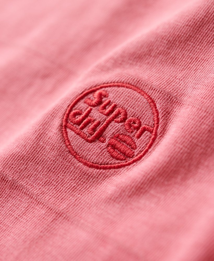 Superdry Organic Cotton Vintage Texture T-Shirt Desert Rose Pink  S Superdry