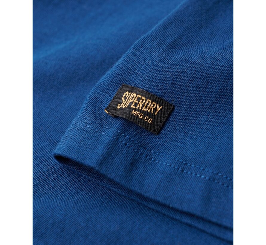 Copper Label Script Tee Pilot Mid Blue Slub (M1011905A - 2AM)