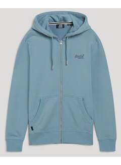 Superdry Essential Logo Zip Hoodie Citadel Blue (M2013585A - 2NU)