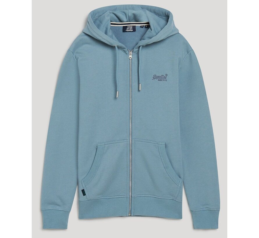 Essential Logo Zip Hoodie Citadel Blue (M2013585A - 2NU)