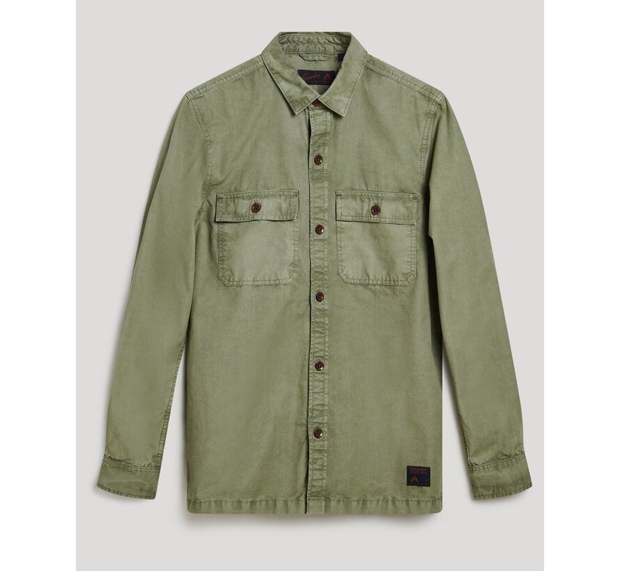 Military Long Sleeve Shirt Olive Khaki (M4010799A - ZTV)