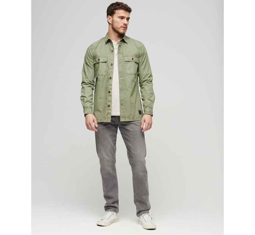 Military Long Sleeve Shirt Olive Khaki (M4010799A - ZTV)