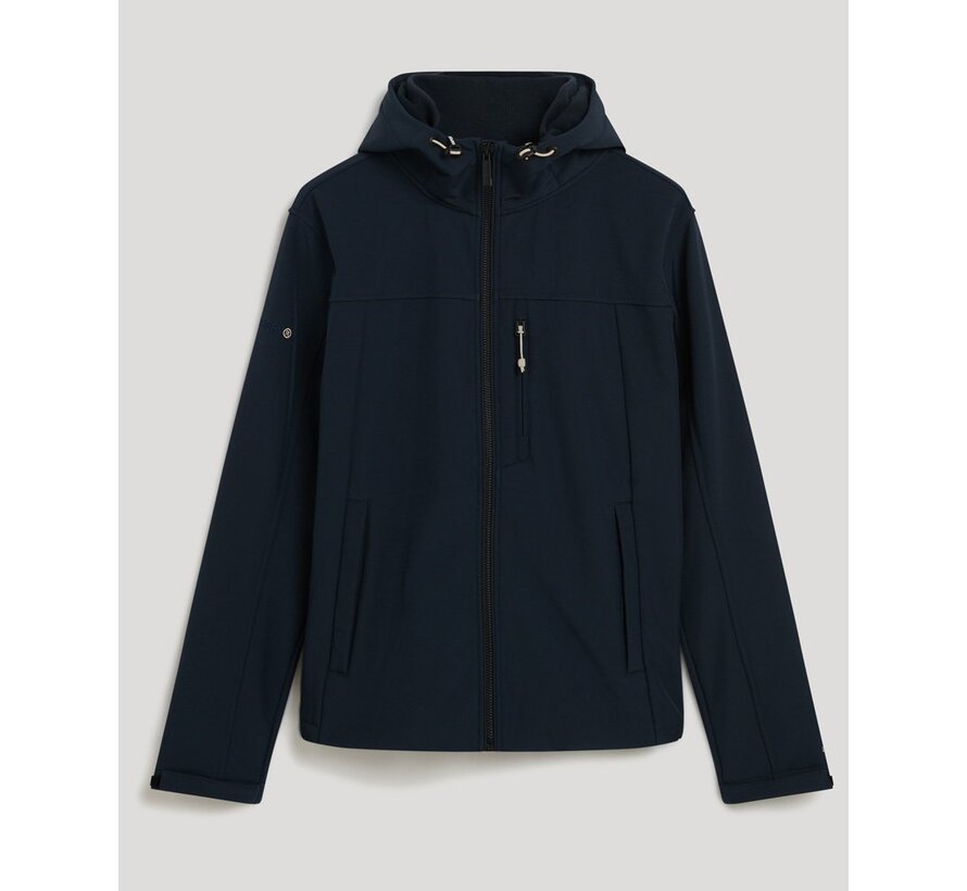 Hooded Soft Shell Trekker Jacket ECLIPSE NAVY (M5011838A - 98T)