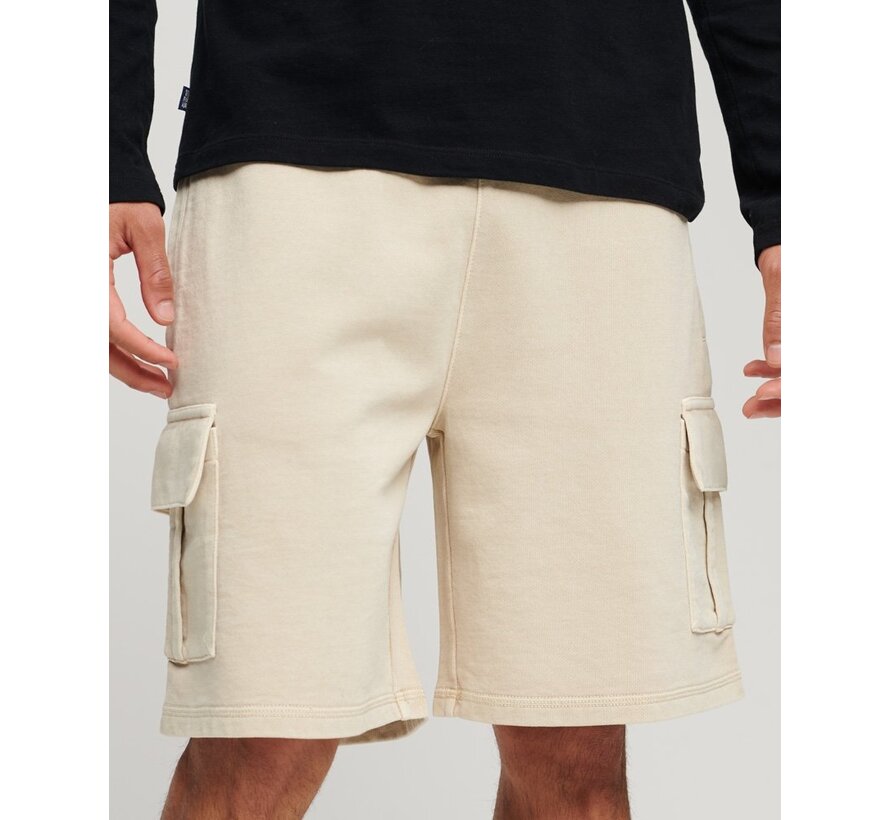 Contrast Stitch Cargo Short Washed Pelican Beige (M7110425A - 2LH)