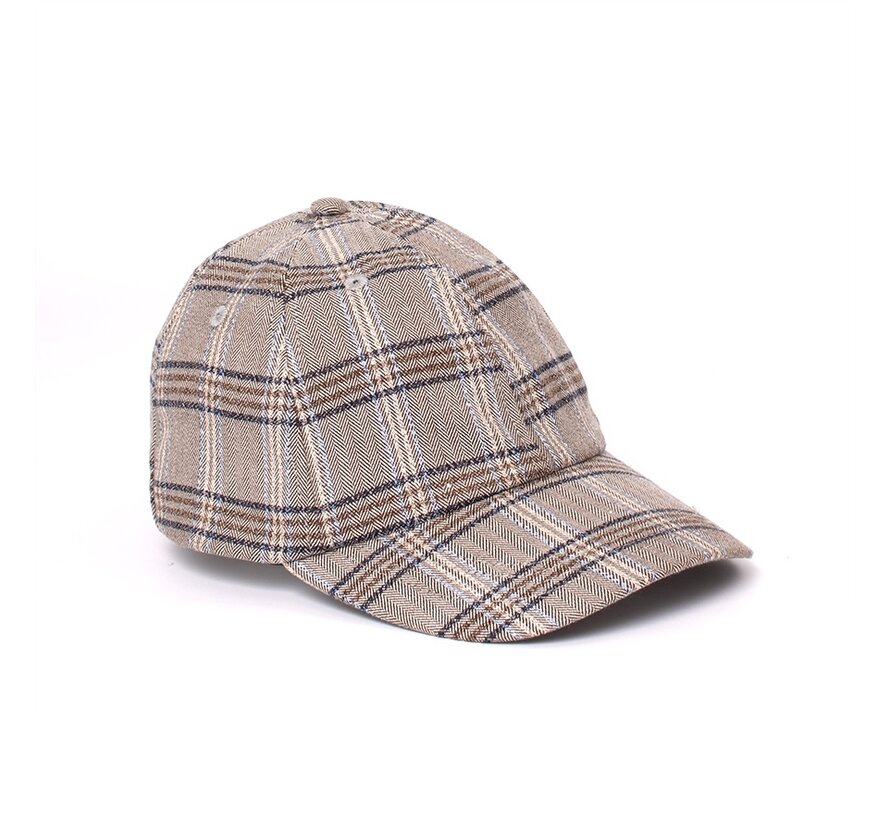 Cirocco Baseball Cap With Check Multi (TRHTIA122 - 1000)