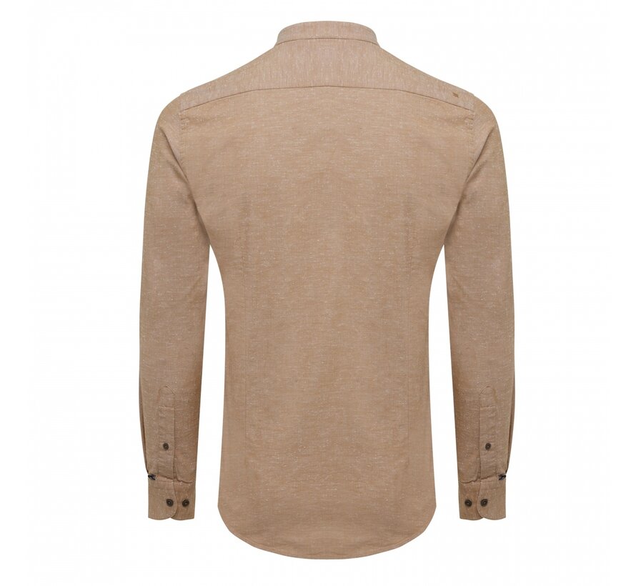 ABOLO  Shirt with organic look Brick (TRSHHA303 - 405)