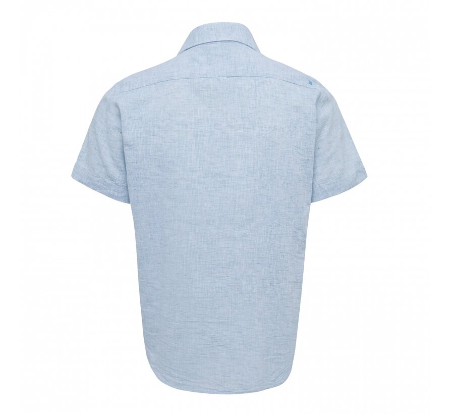 AXELLE Linen uni shirt Blue (TRSHHA323 - 800)