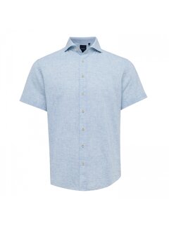 Tresanti AXELLE Linen uni shirt Blue (TRSHHA323 - 800)