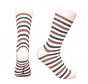 CASSINO Sock with irregular stripes Petrol (TRSOIA117 - 807)