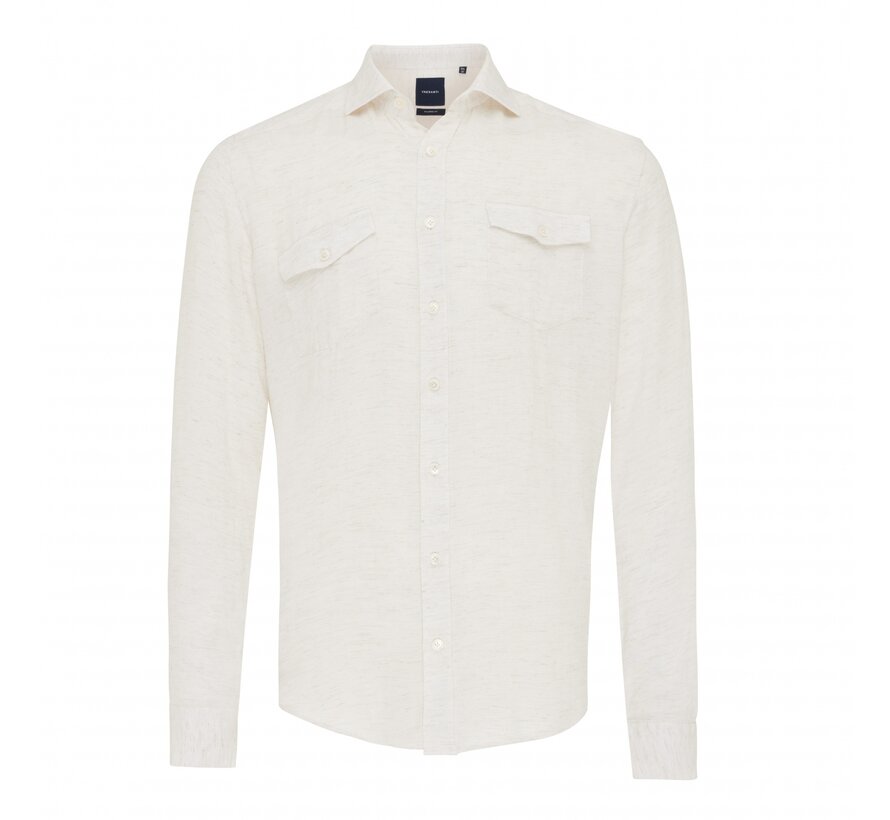 Cantu Shirt With Natural Look Ivory (TRSHIA375 - 102)