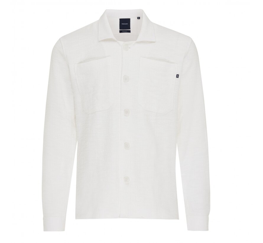 Cesena Boucle Uni Overshirt White (TRSHIA389 - 100)
