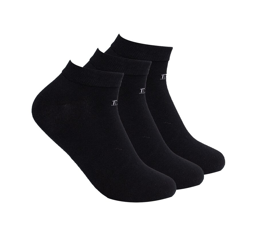 ZACH Bamboo ankle sock 3-pack Black (TRSOZZ021 - 300)