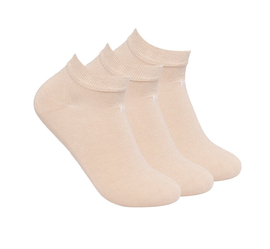 ZACH Bamboo ankle sock 3-pack Beige (TRSOZZ021 - 101)