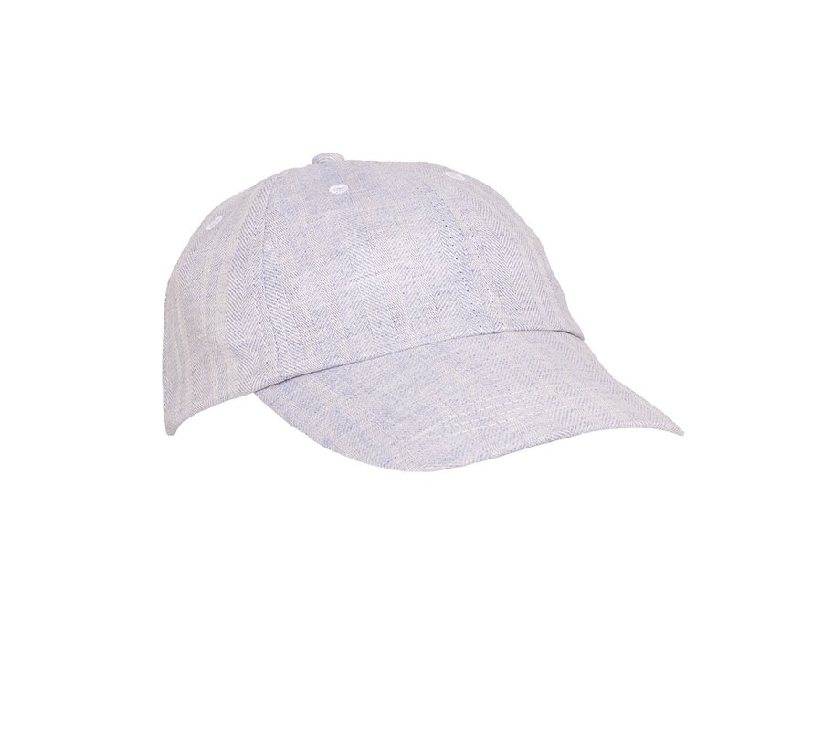 CELSO Baseball cap with herringbone Sky blue (TRHTIA124 - 801)