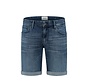 The Steve Skinny Fit Shorts Denim Mid Blue (W1287 - 83)