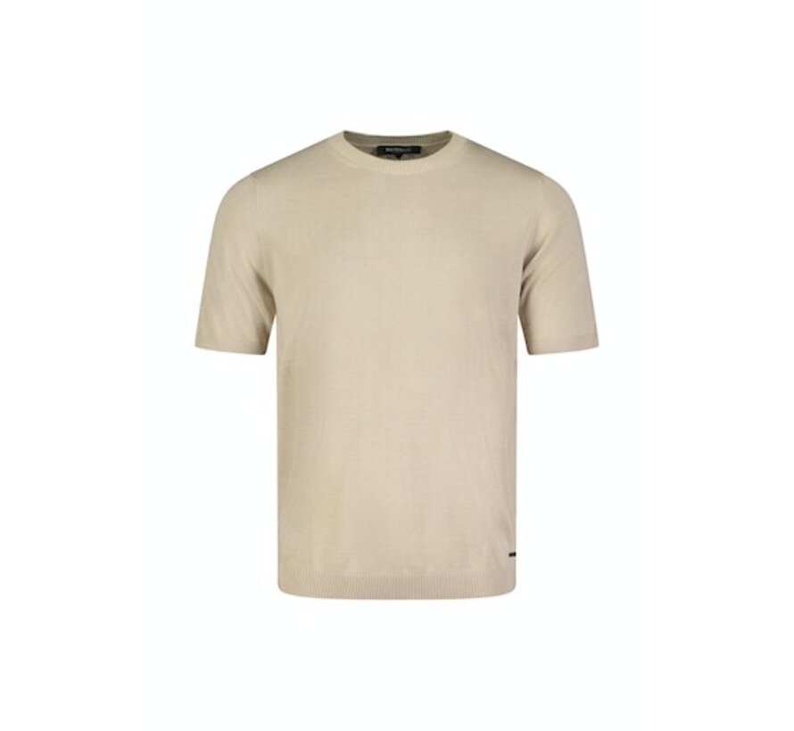 Knitted T-shirt Beige (02852-1190600 - A420)