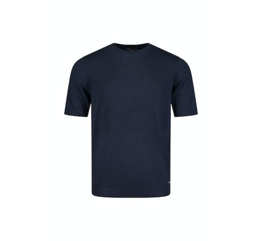 Knitted T-shirt Navy (02852-1190600 - A401)