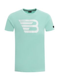 BALLIN' Slim Fit T-shirt Crewneck Dark Mint (24019107 - 15)