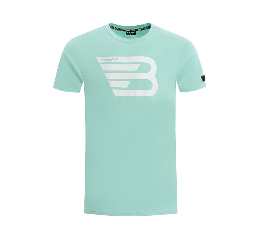 Slim Fit T-shirt Crewneck Dark Mint (24019107 - 15)