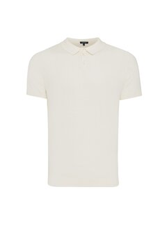 Tresanti TREVOR | Polo short sleeve cotton/cashmere Ivory (TRKWIA003 - 102)