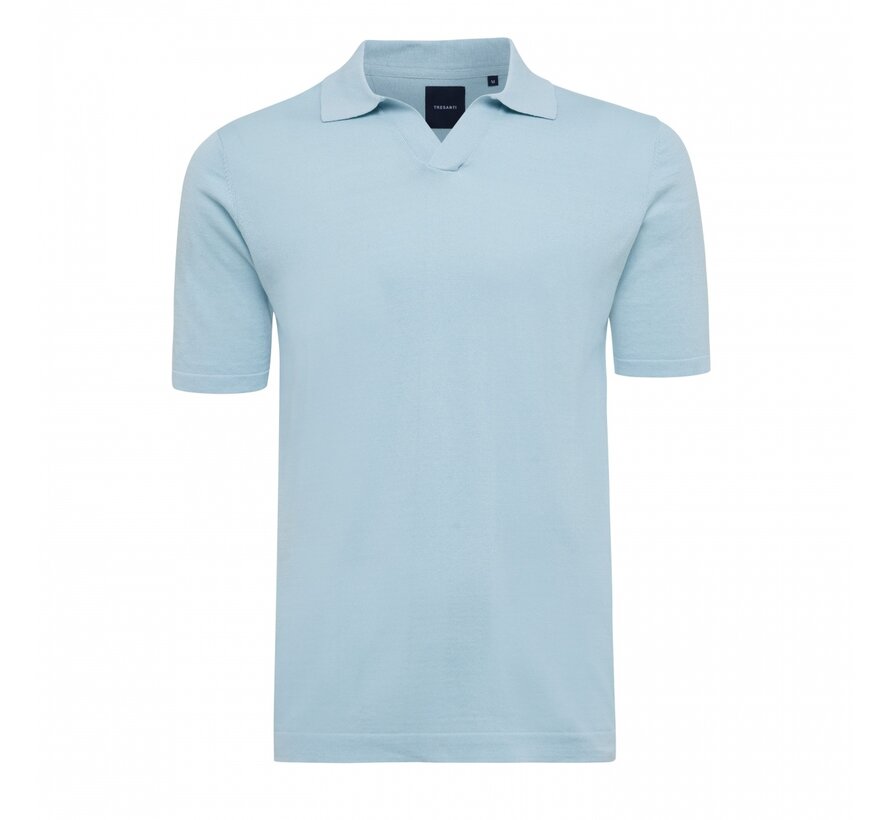 AVISE | V NECK POLO Sky blue (TRKWHA081 - 801)