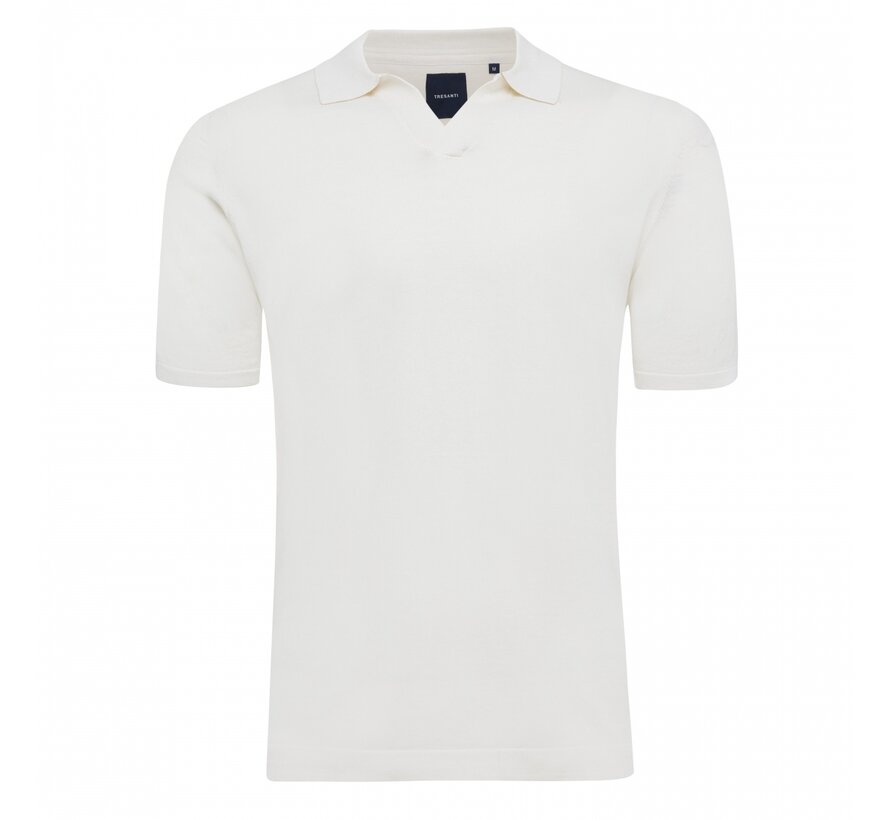 AVISE | V NECK POLO Ivory (TRKWHA081 - 102)