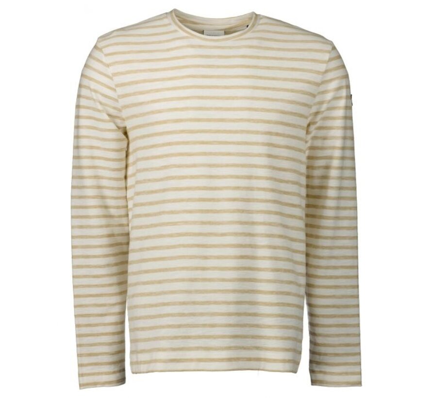 T-Shirt Long Sleeve Crewneck Stripes Responsible Choice (19140201-015)