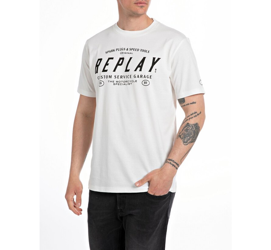 T-Shirt REGULAR BASIC JERSEY 30/1  NATURAL WHITE (M6840 .000.2660 - 011)