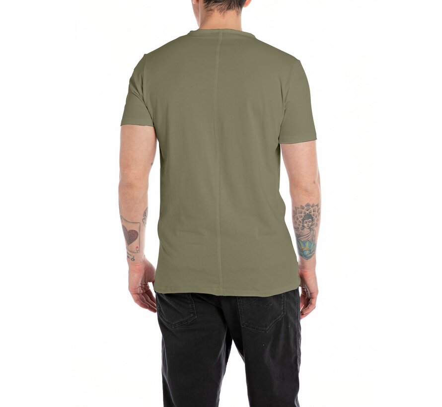 T-Shirt REGULAR BASIC JERSEY 30/1  LIGHT MILITARY... (M3590 .000.2660 - 408)