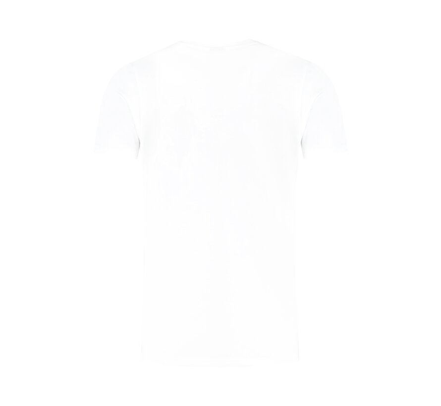 Slim fit T-shirt Crewneck White (24019120 - 01)