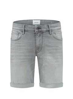 Pure Path The Steve Skinny Fit Shorts Denim Light Grey (W1290 - 85)