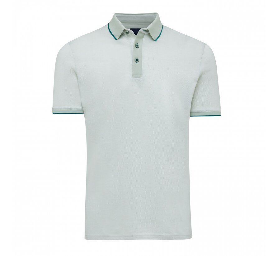 TOMAS Cotton polo detailed Light green (TRPOHA002 - 901)