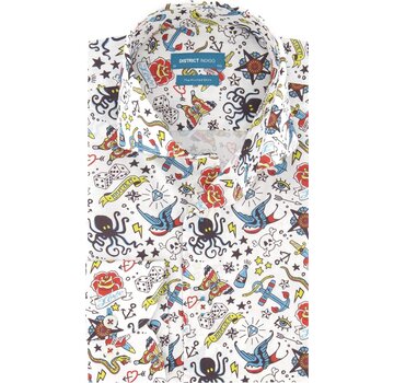 District Indigo Overhemd Oldskool (7.02.025.734 - 336)