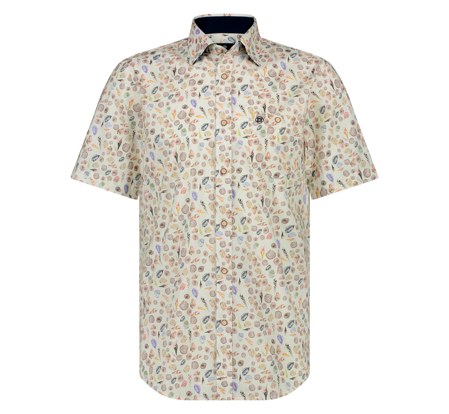 Shirt Korte Mouw Seashells Oker (41.6631 - 153)