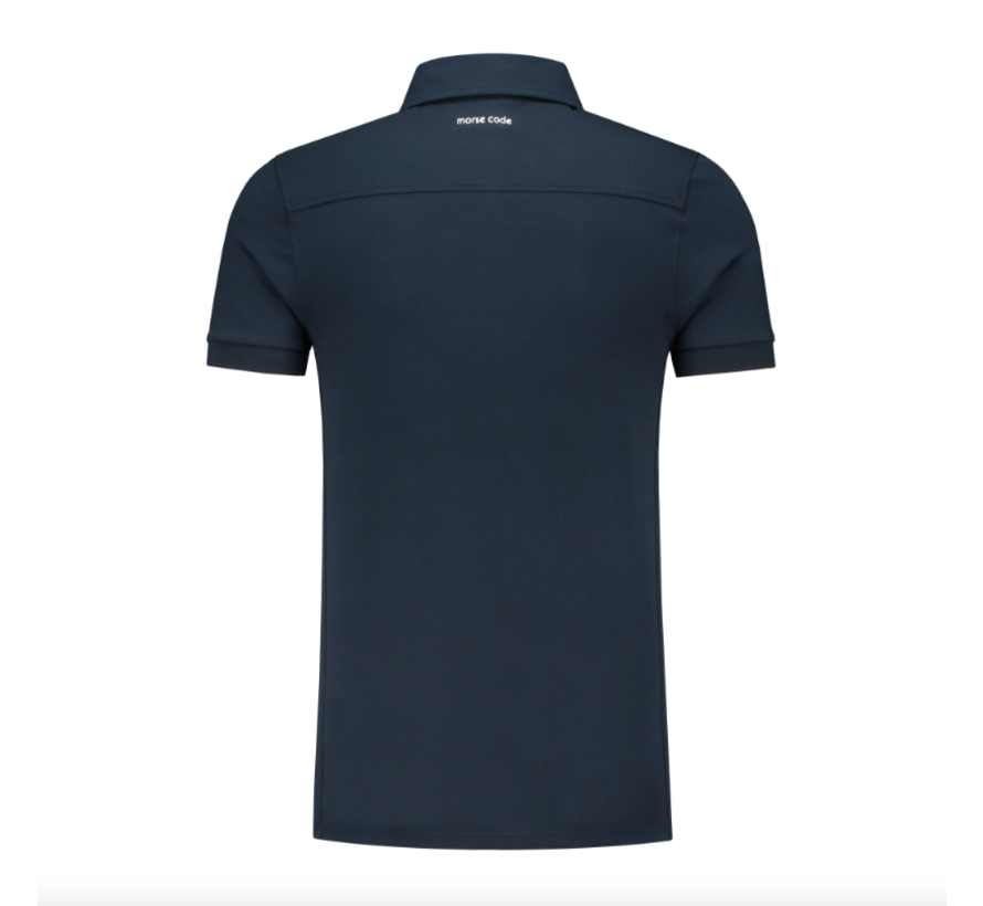 Polo Alpha1 Jersey Stretch Dark Blue (10258)