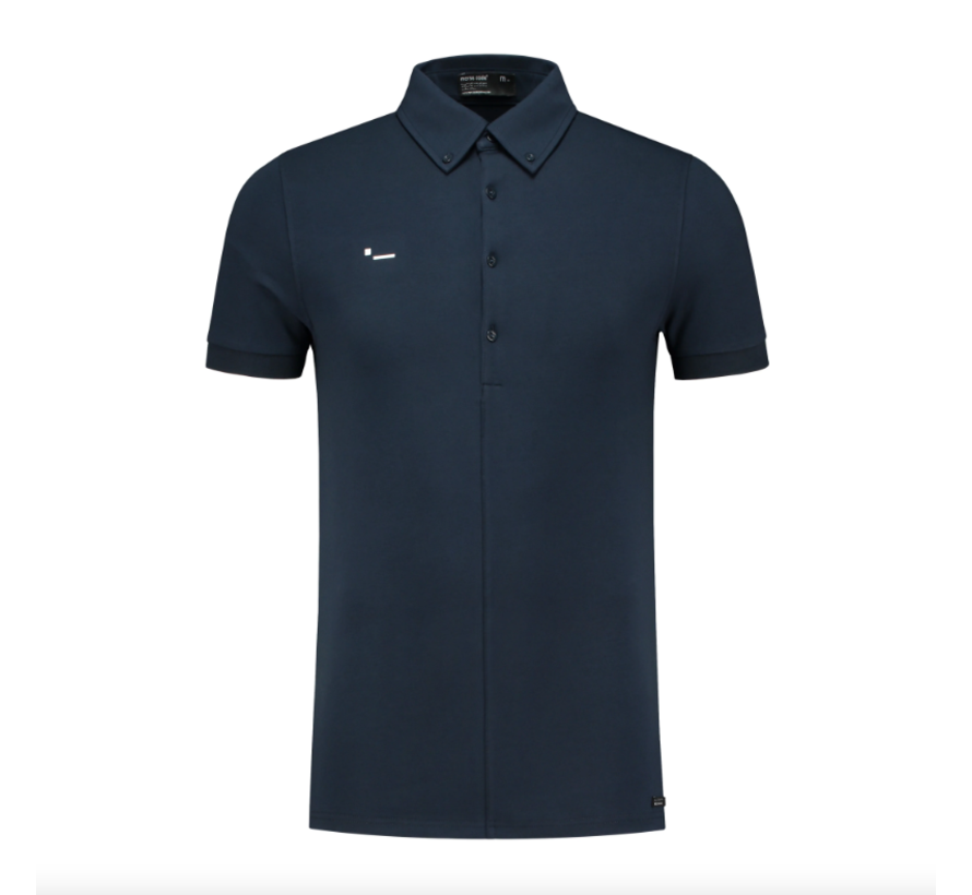 Polo Alpha1 Jersey Stretch Dark Blue (10258)