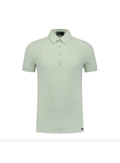 Morse Code Polo Alpha1 Jersey Stretch Tea Green (10262)