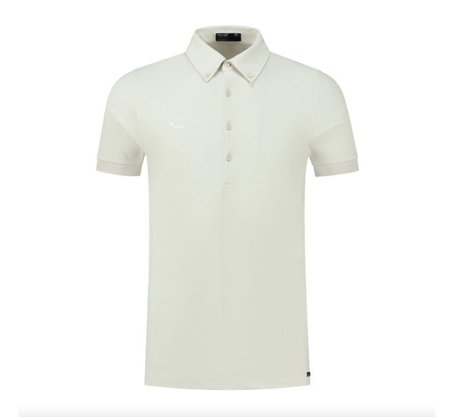 Polo Alpha1 Pique Stretch Ivory (10306)