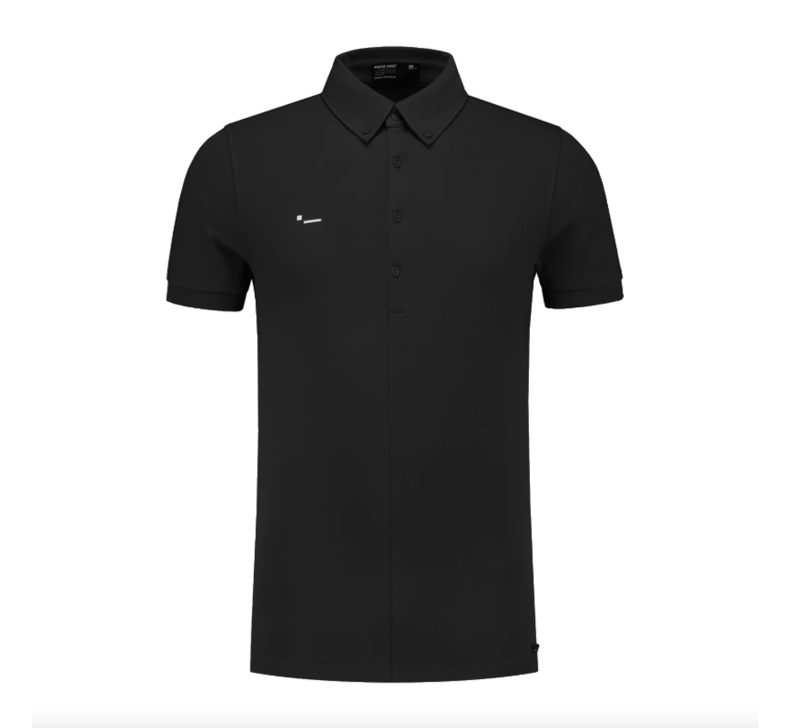 Polo Alpha1 Pique Stretch Black (103100)