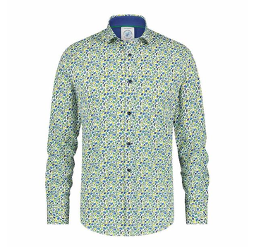 A Fish Named Fred Overhemd Pebbles Green (26.01.007)