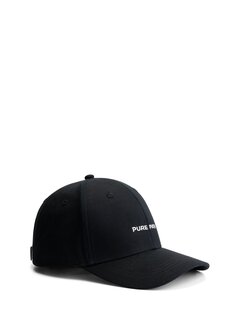 Pure Path Wordmark Logo Cap Black (24010702 - 02)