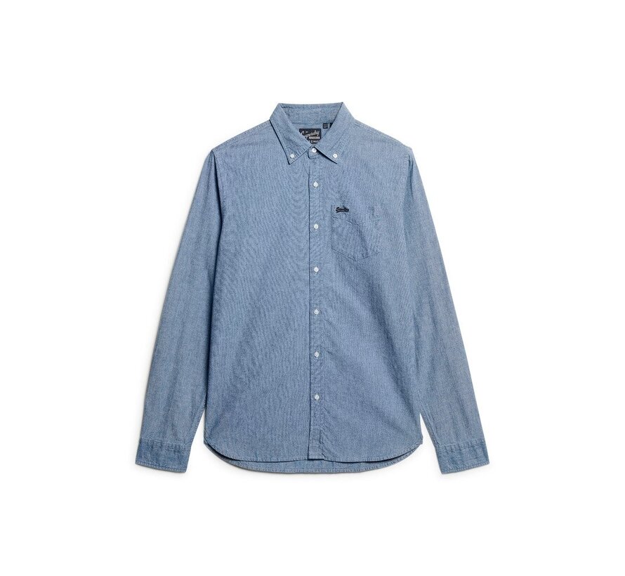 Cotton L/S Indigo Chambray Shirt (M4010878A - JON)