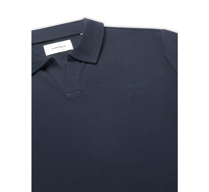 Loose Fit Polo Navy (24010122 - 07)