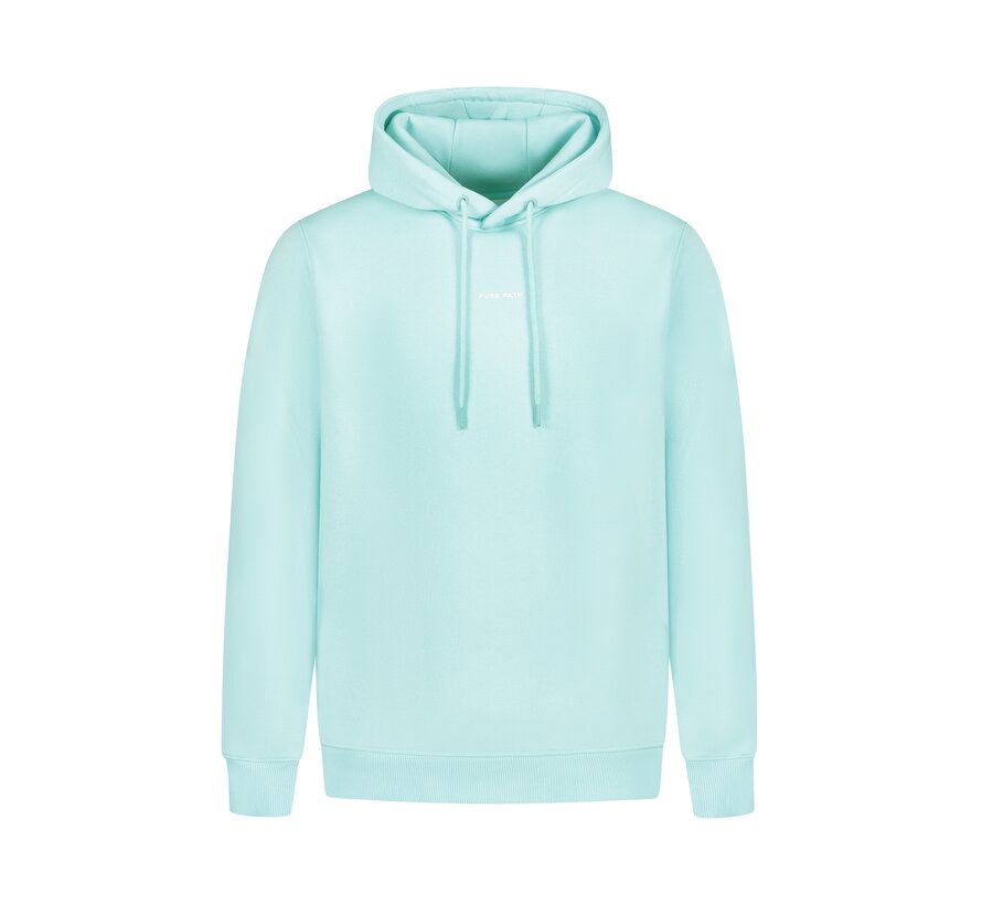 Pure Path Regular Fit Hoodie Aqua (24010301 - 40)