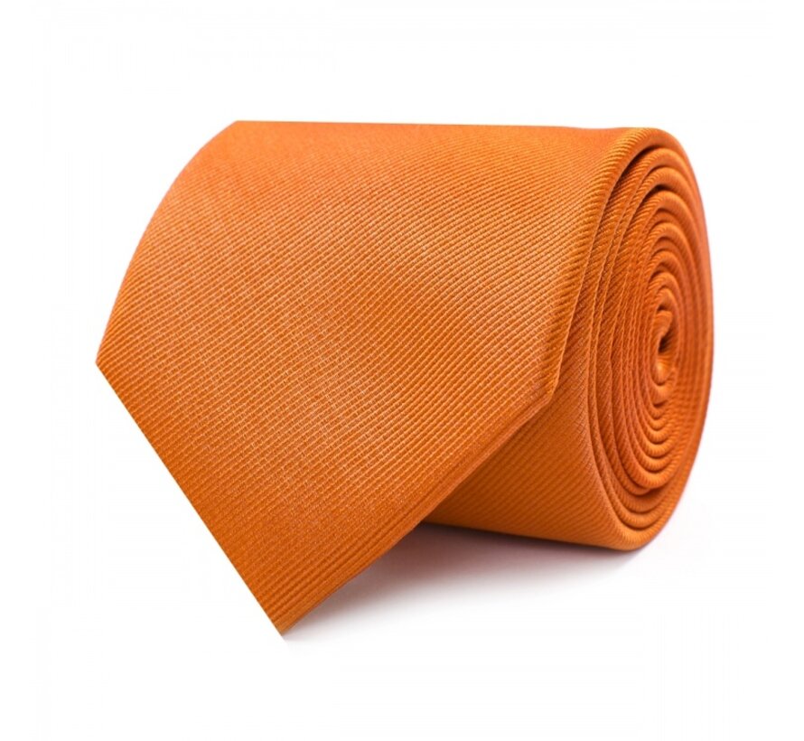 Classic Ribbed Tie Orange (TRTIZZ001 - 507)