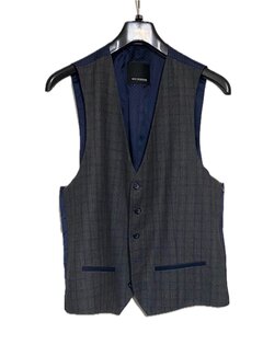 Roy Robson Gilet Ruit Navy (07147 - 707)