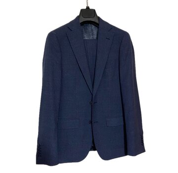 John Edward Kostuum Structuur Navy Blauw (21030890 223041/28)