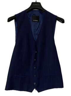 Roy Robson Gilet Ruit Navy (07144 - 718)