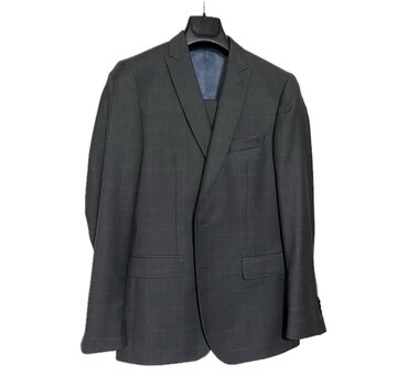 John Edward Kostuum Ruit Grijs (S05882)