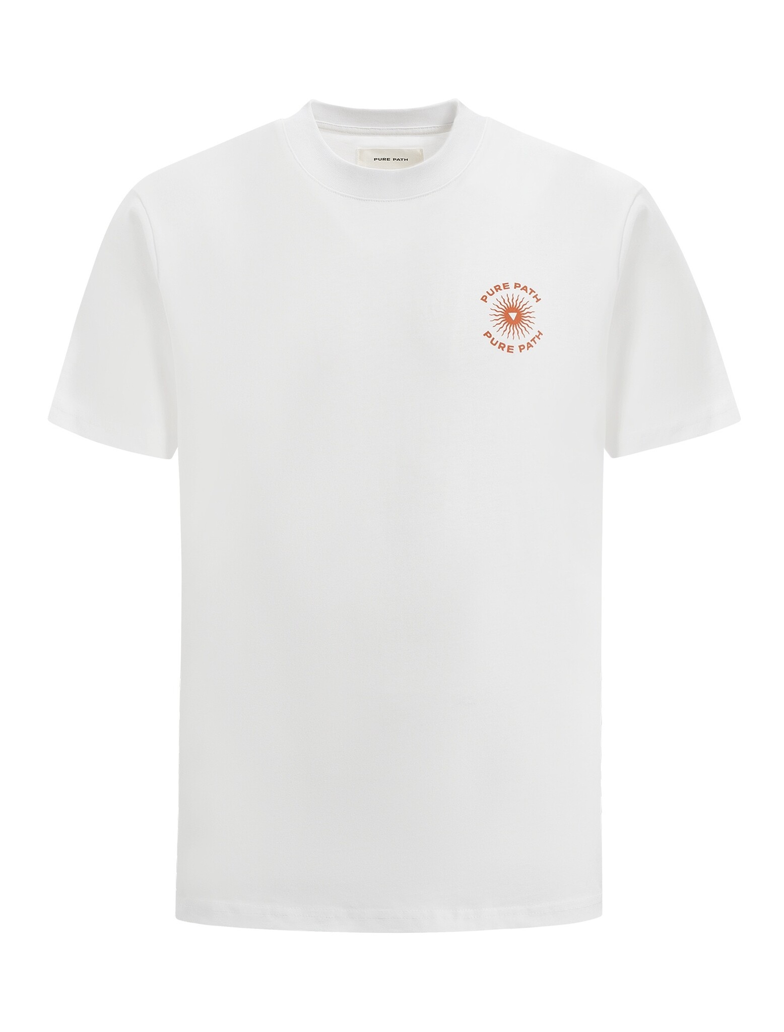 Pure Path Loose Fit T-shirt Crewneck White  L Pure Path